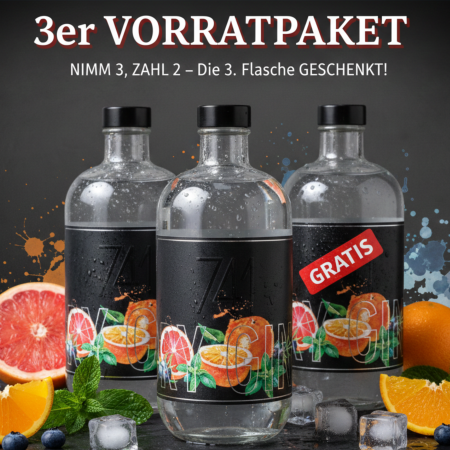 [LAGERRÄUMUNG] 741 Gin – 3 Flaschen Paket (Nur 23,33€/Flasche) – Solange der Vorrat reicht